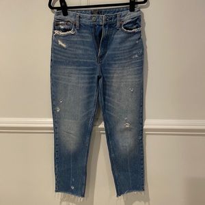 Abercrombie size 27 mom jean